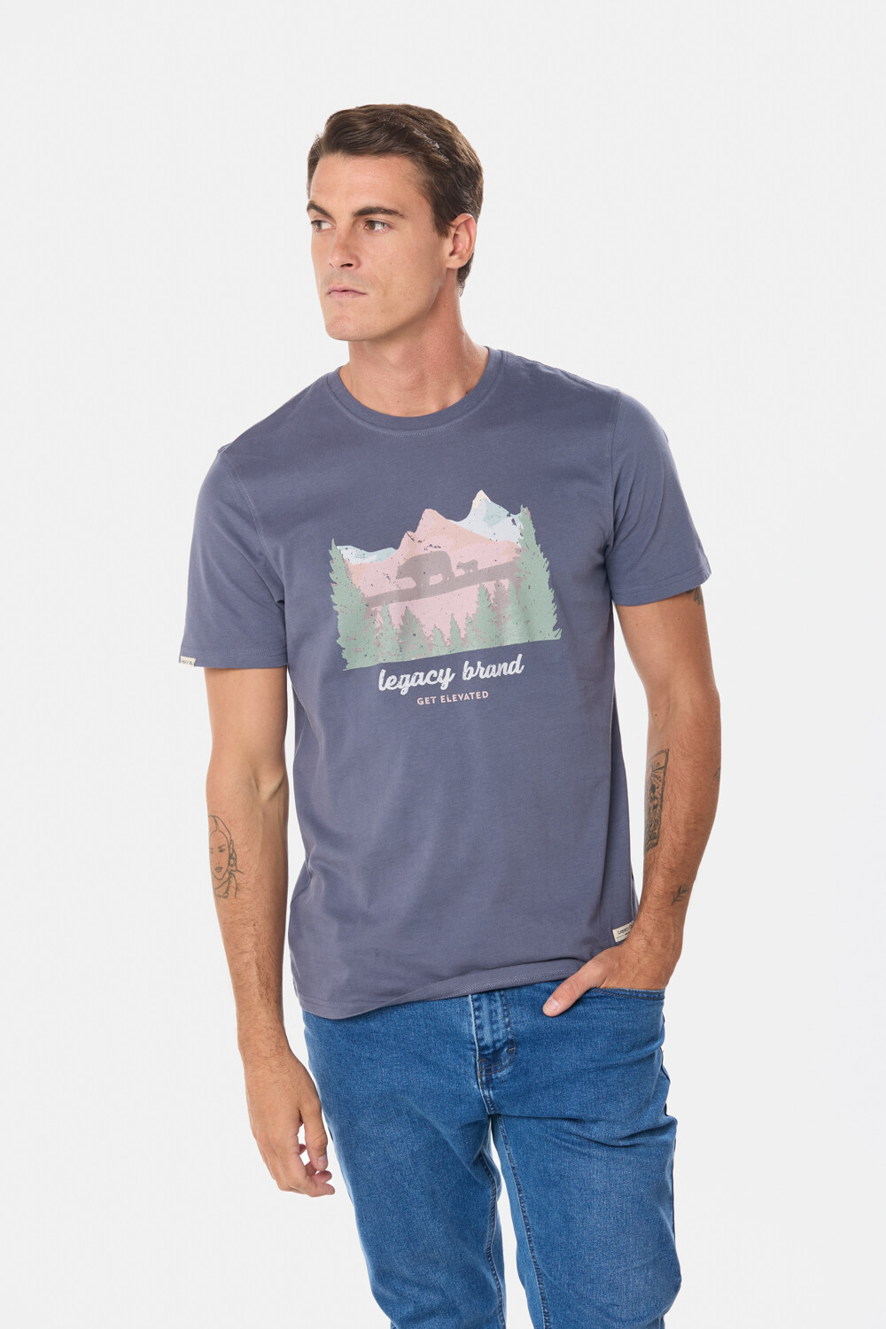 REMERA ESTAMPADA Lila