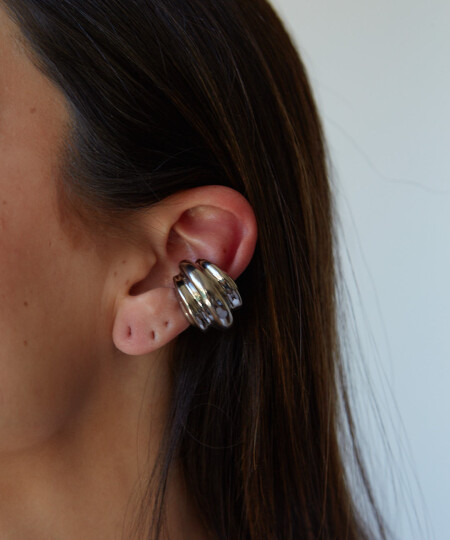 EAR CUFF SUPERNOVA SILVER