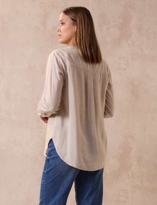 Blusa Lino BEIGE