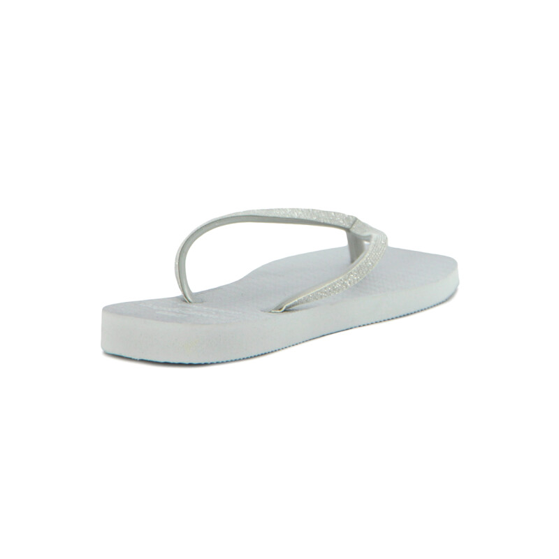 Chanclas Tropical Brasil Ojota Quadradihas De Mujer - Plateado Plateado
