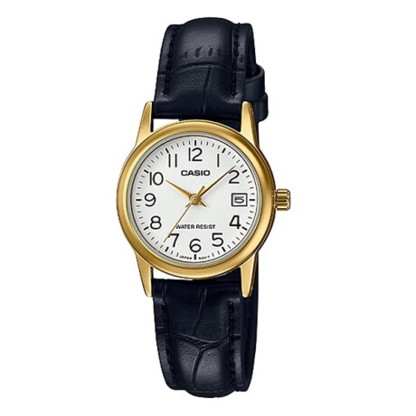 Reloj CASIO MTPV002GL-7B2UDF en Cuero Negro Esfera 44mm 0