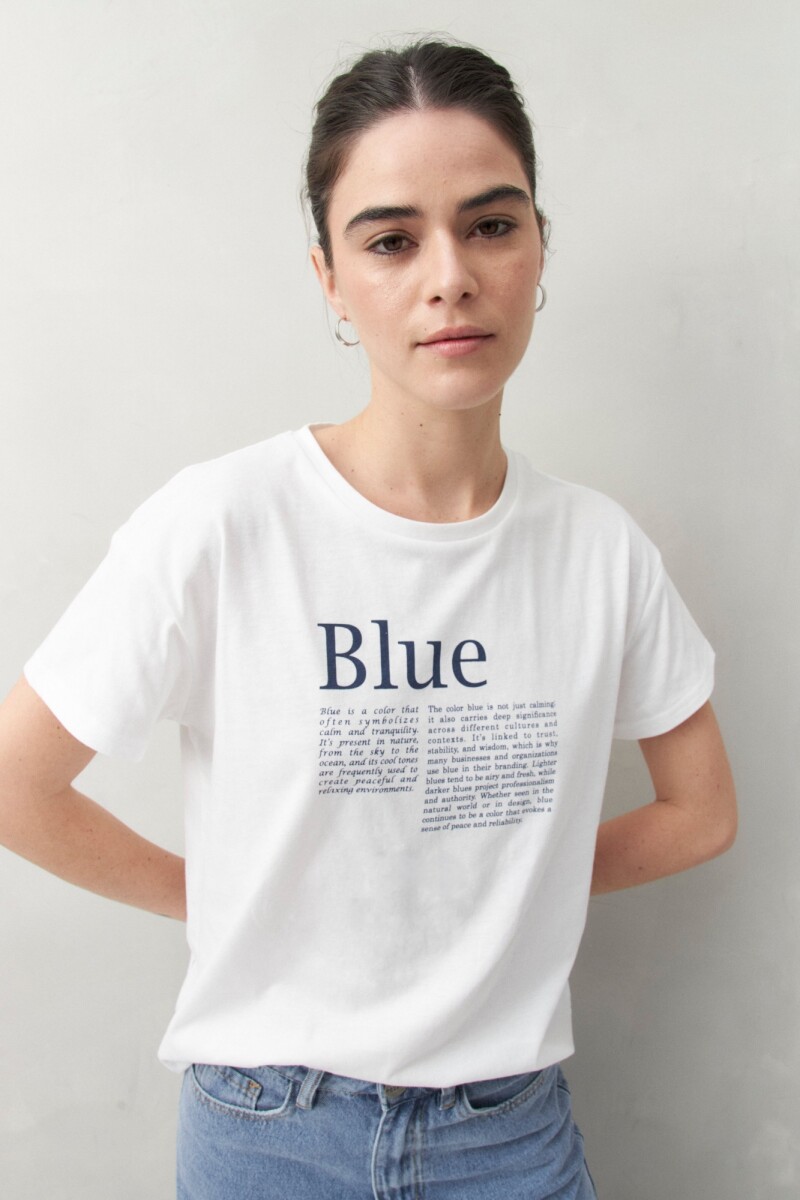 REMERA RIMENA Blanco