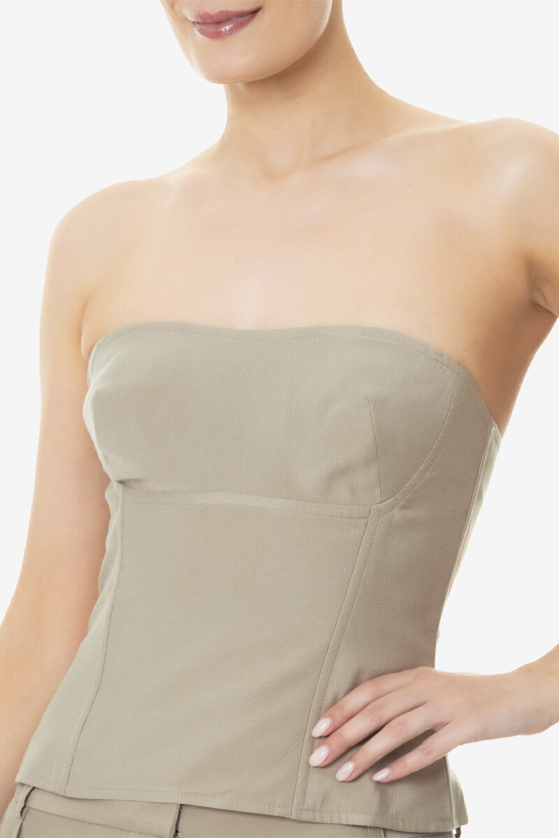 TOP CORSET Beige
