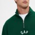 J - EST1969 LOGO HALF ZIP DRAWSTRING EVERGREEN 585