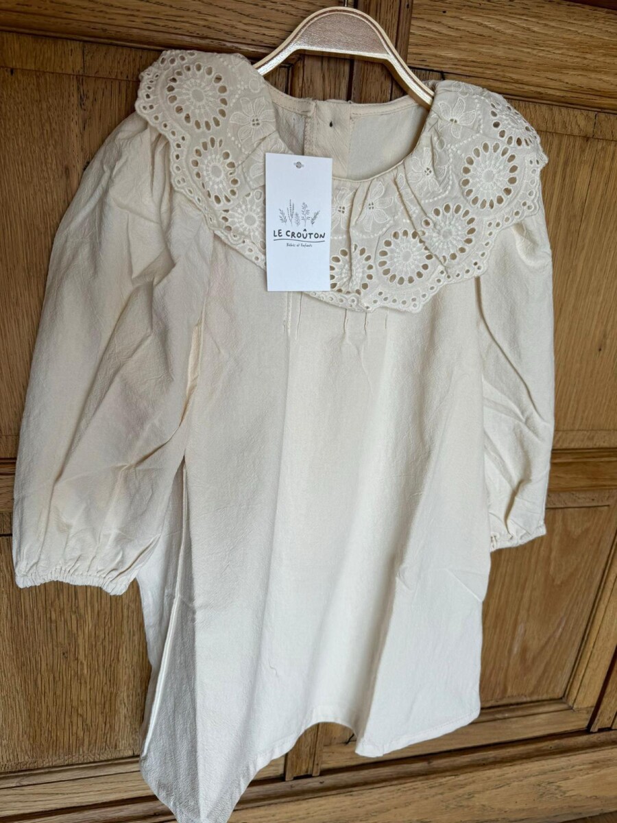 Vestido cuello Broderie 