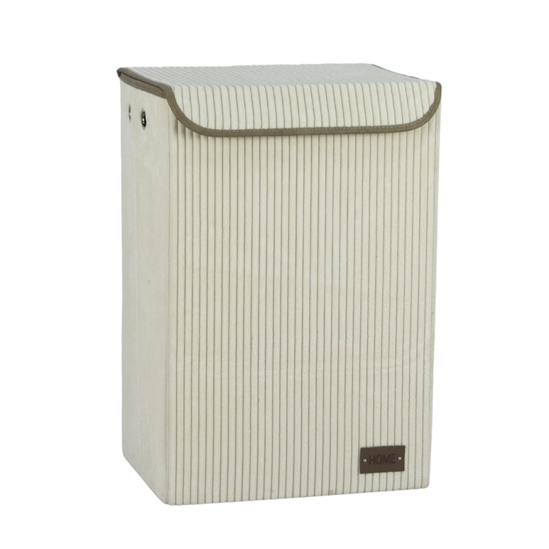 Cesto para Ropa Plegable con Tapa 40x30xH60cm - Crudo Cesto para Ropa Plegable con Tapa 40x30xH60cm - Crudo