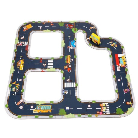 Pista de Autos Encastrable Tooky Toy Pista de Autos Encastrable Tooky Toy
