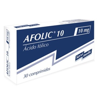 Afolic 10 Mg. 30 Comp. Afolic 10 Mg. 30 Comp.