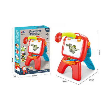 Set Proyector Pizarra Juego 4 En 1 C/Luz Marcadores Jug020019