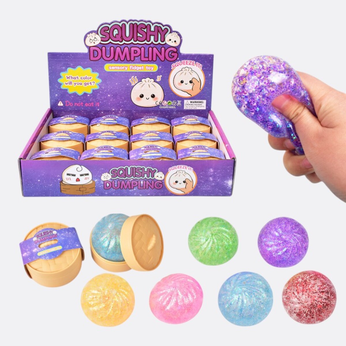 Squishy Dumpling Varios Colores 