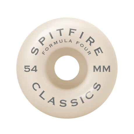Ruedas de Skate Spitfire Classic Formula (White Silver) 54mm 99A Ruedas de Skate Spitfire Classic Formula (White Silver) 54mm 99A