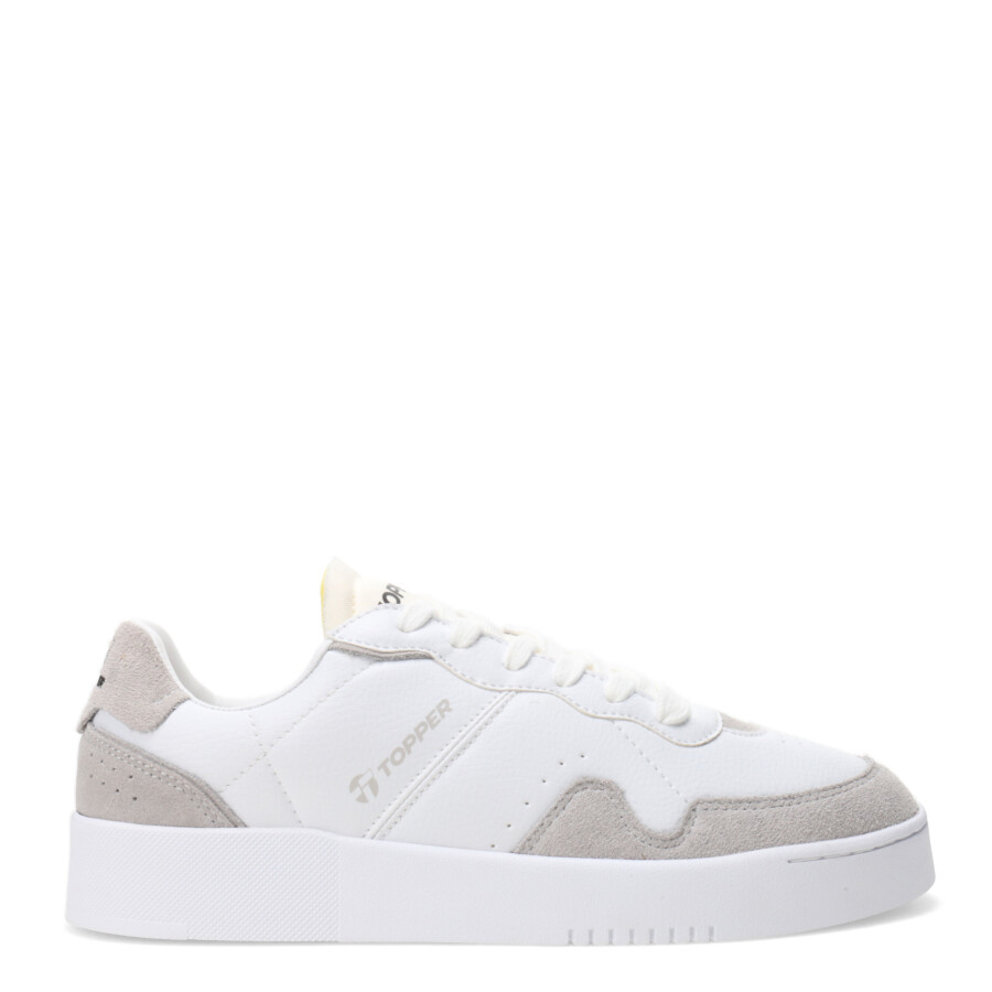 Championes Unisex Topper Terre Suede Blanco - Gris
