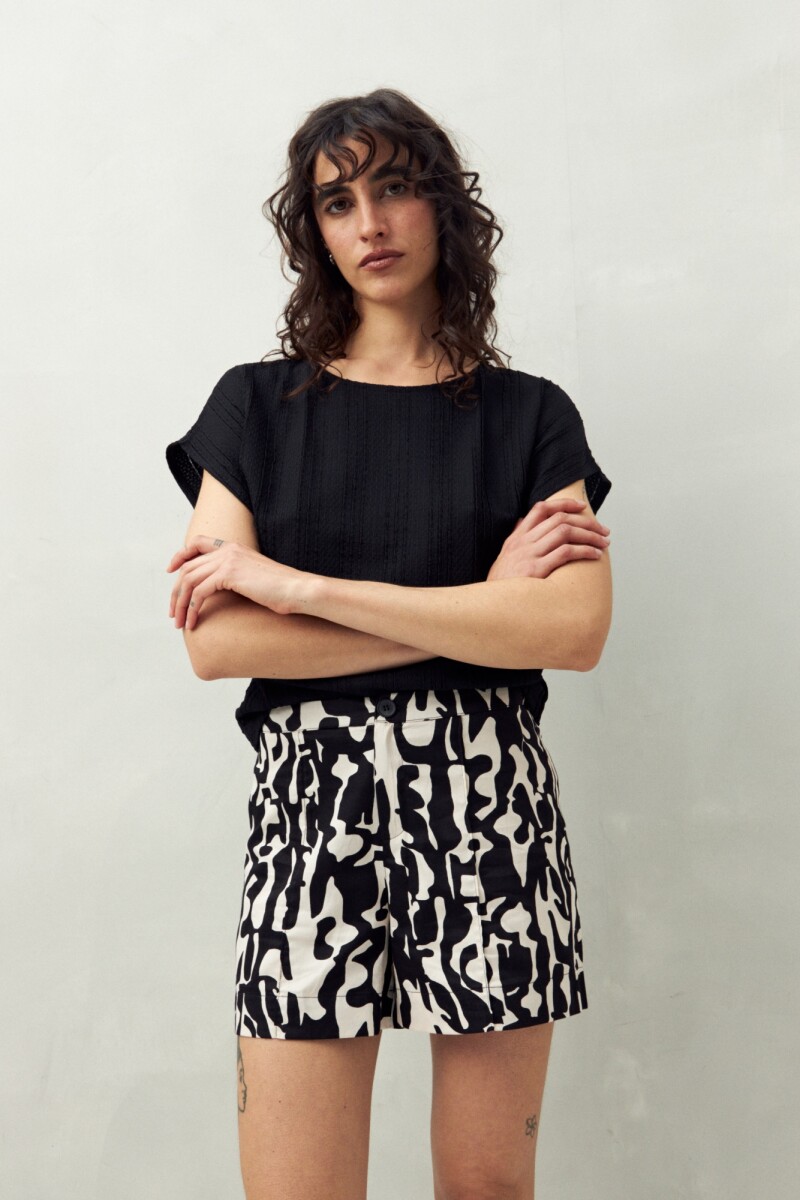 TOP LUNA Negro