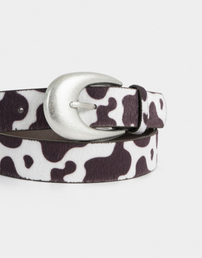 Cinturones y Fajas Cinturón Animal Print Cow - Estampado Animal Print