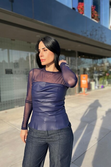 Top Reilly Azul