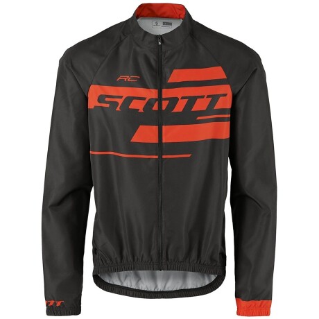 Campera Scott Rc Team Negro/naranja