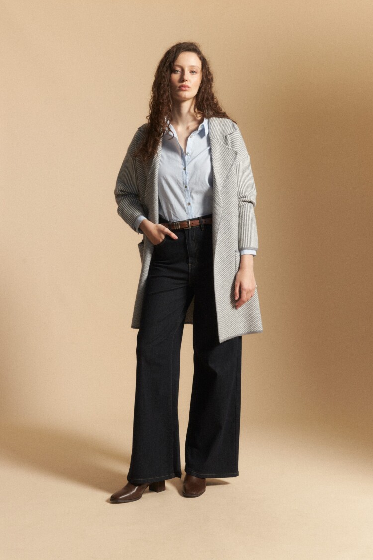 CARDIGAN SILENE Gris Claro