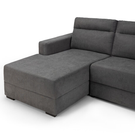 Rinconera Positano - Tela Microfibra - Chaise izquierdo TB7131 - Grafito