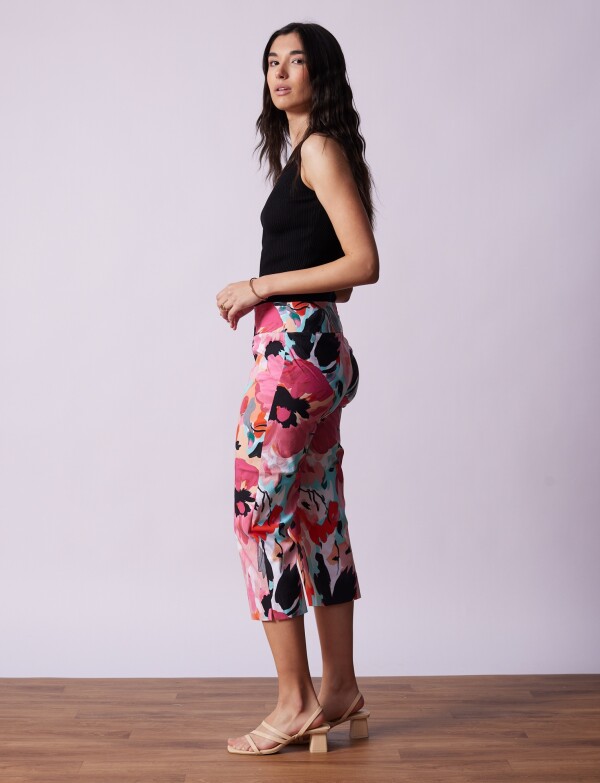Capri Print MULTI/ROSA