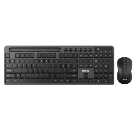 Kit Inalámbrico Marvo Mouse y Teclado C/Soporte para Teléfono KC411W Kit Inalámbrico Marvo Mouse y Teclado C/Soporte para Teléfono KC411W
