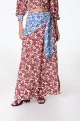 Falda Botanica Estampa Flores