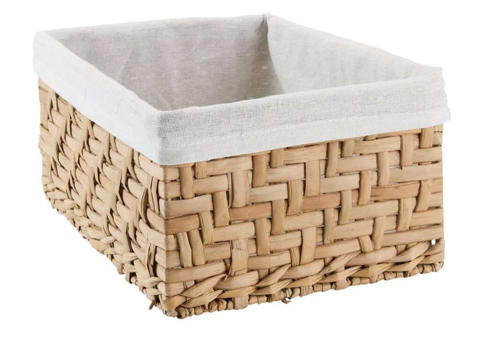 Cesta Ejno A22Xl31Xa15Cm Con Tela - Natural 