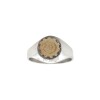 Anillo Profesión Ingeniería -Plata y Oro -Sin Piedra-AP5061 sinpiedra