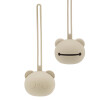 NGUHOLDER Porta Chupete De Silicona Con Forma De Oso - Beige