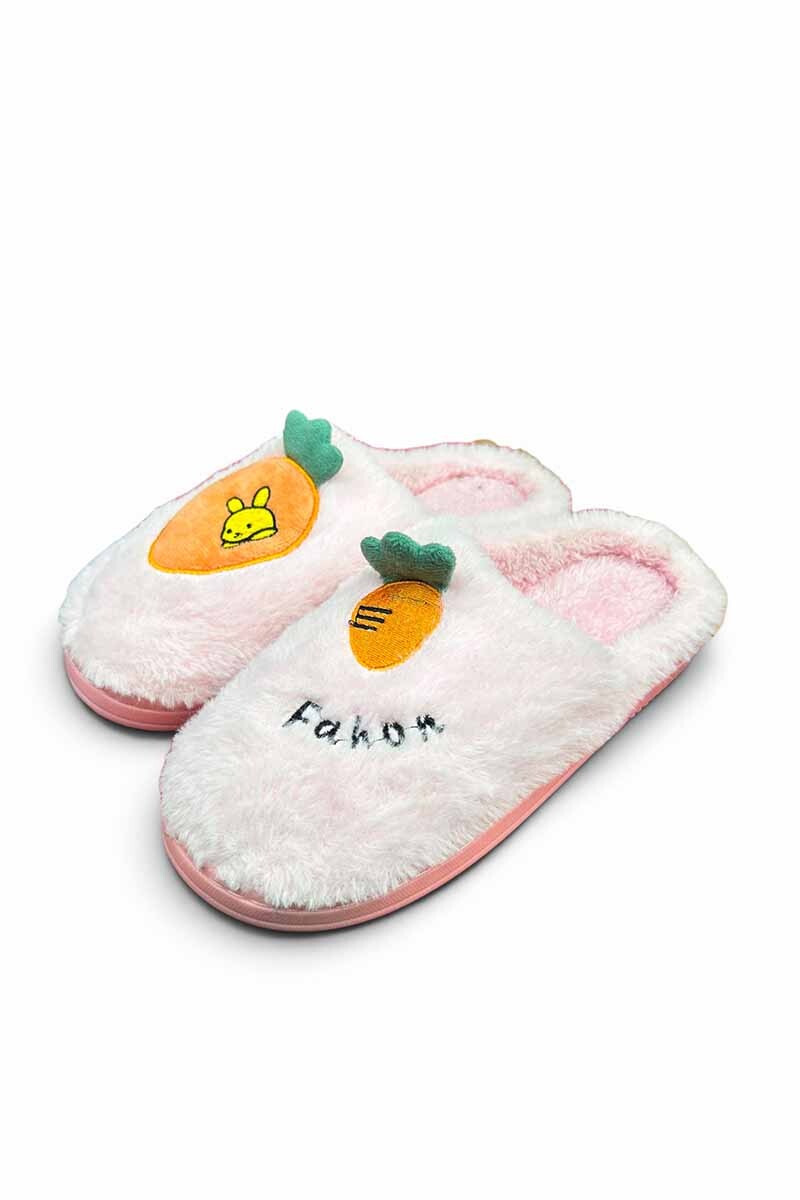 PANTUFLA PELUDITA Naranja