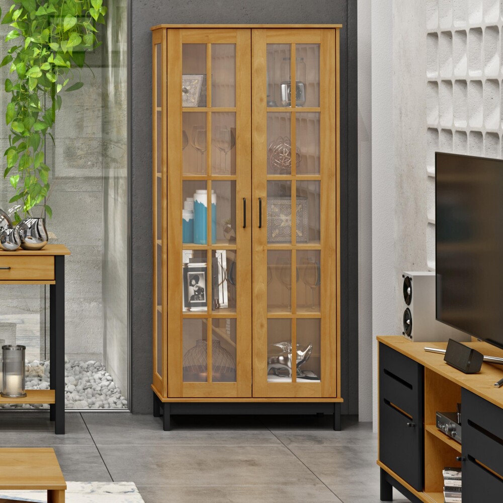 Biblioteca cristalero 2 puertas - Linea Madrid Biblioteca cristalero 2 puertas - Linea Madrid