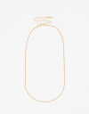 Collares Cortos Metal Collar Corto Delicado Orgánico - Dorado