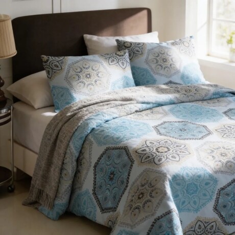 Acolchado Cotton Flor 1 Plaza 150x225cm 992