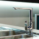 Griferia De Mesada Cocina Monocomando Cromo Clever Agora CROMO
