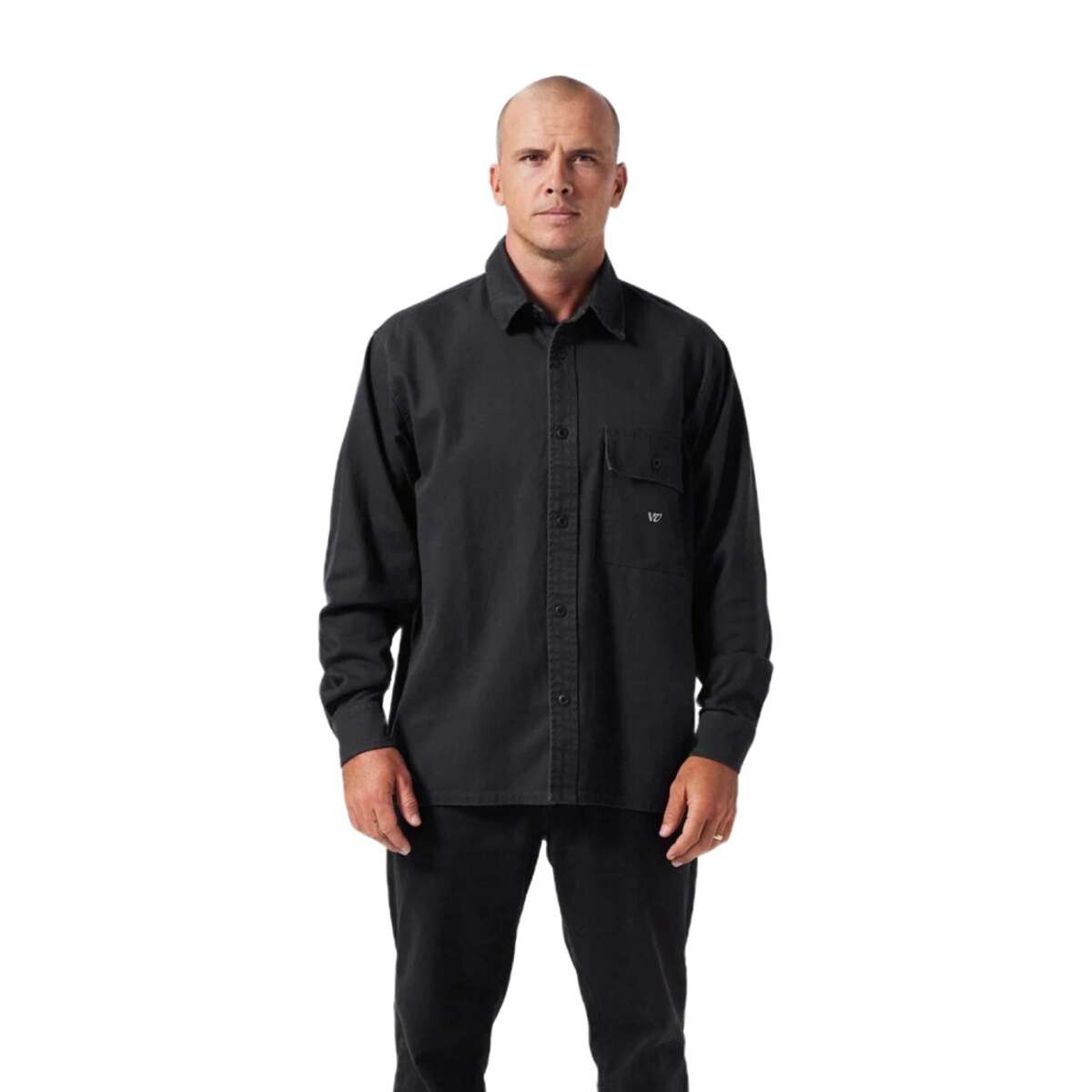 Camisa Rivvia Off Track - Negro 