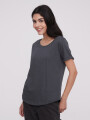 Remera Cordata Gris Topo
