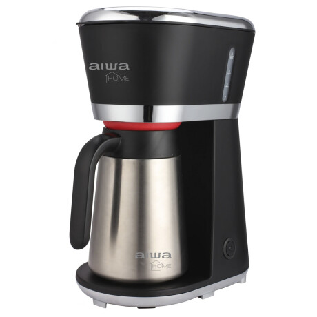 Cafetera con Jarra Térmica Aiwa 700ml 5 Tazas Filtro Permanente Negro/Gris