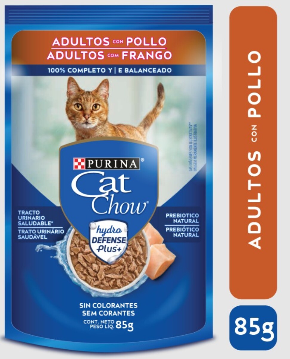 ALIMENTO GATOS CAT CHOW ADULTOS POLLO 85GR 