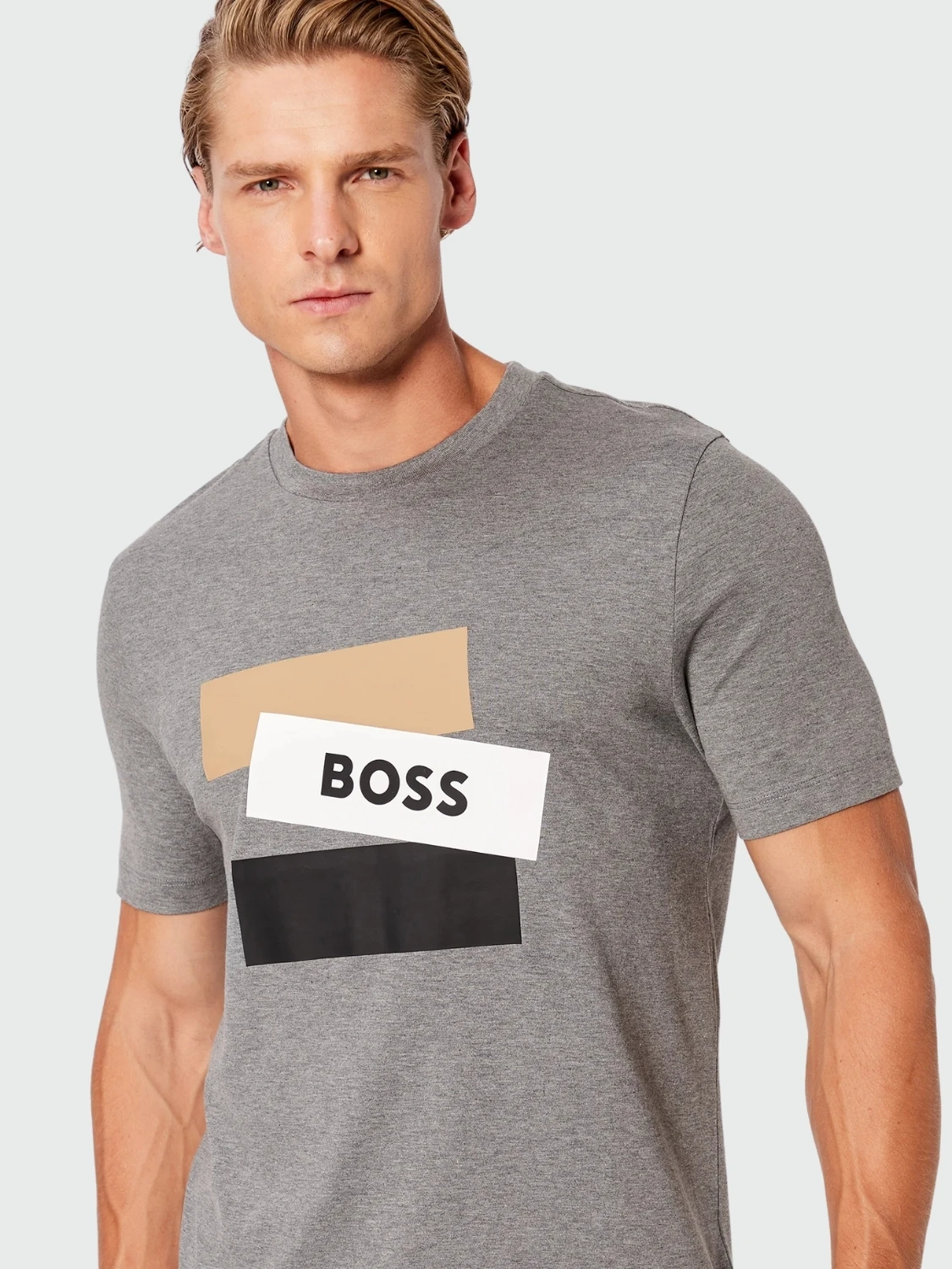 BOSS -Remera de algodón regular fit, Tessler Arena