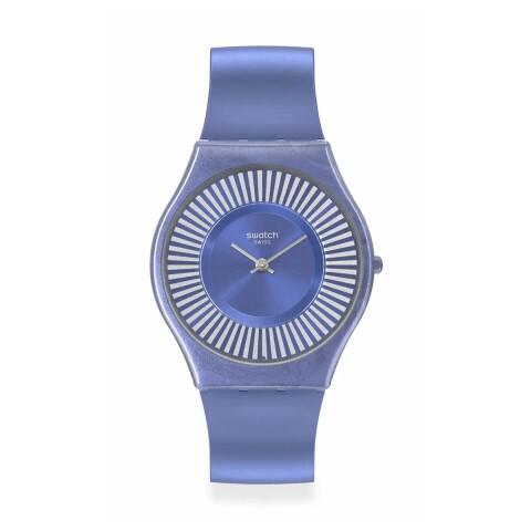 Reloj Swatch SS08N110 Metro Deco de silicona Azul