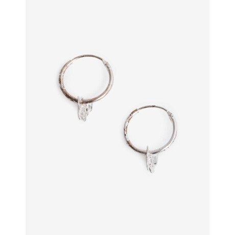 Argollas Plata 925 Con Cubic Plateado