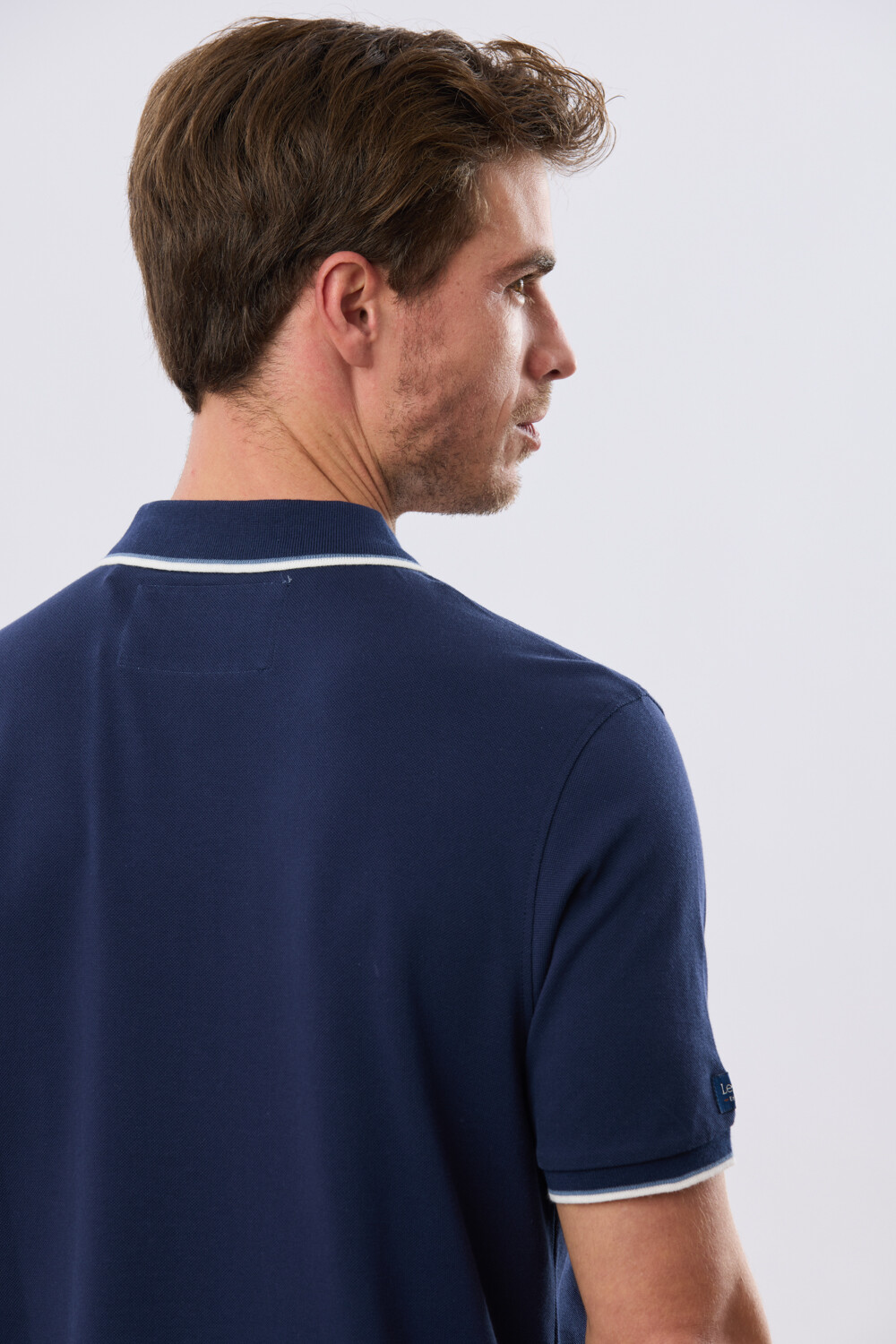 REMERA POLO LISA PIQUÉ Azul