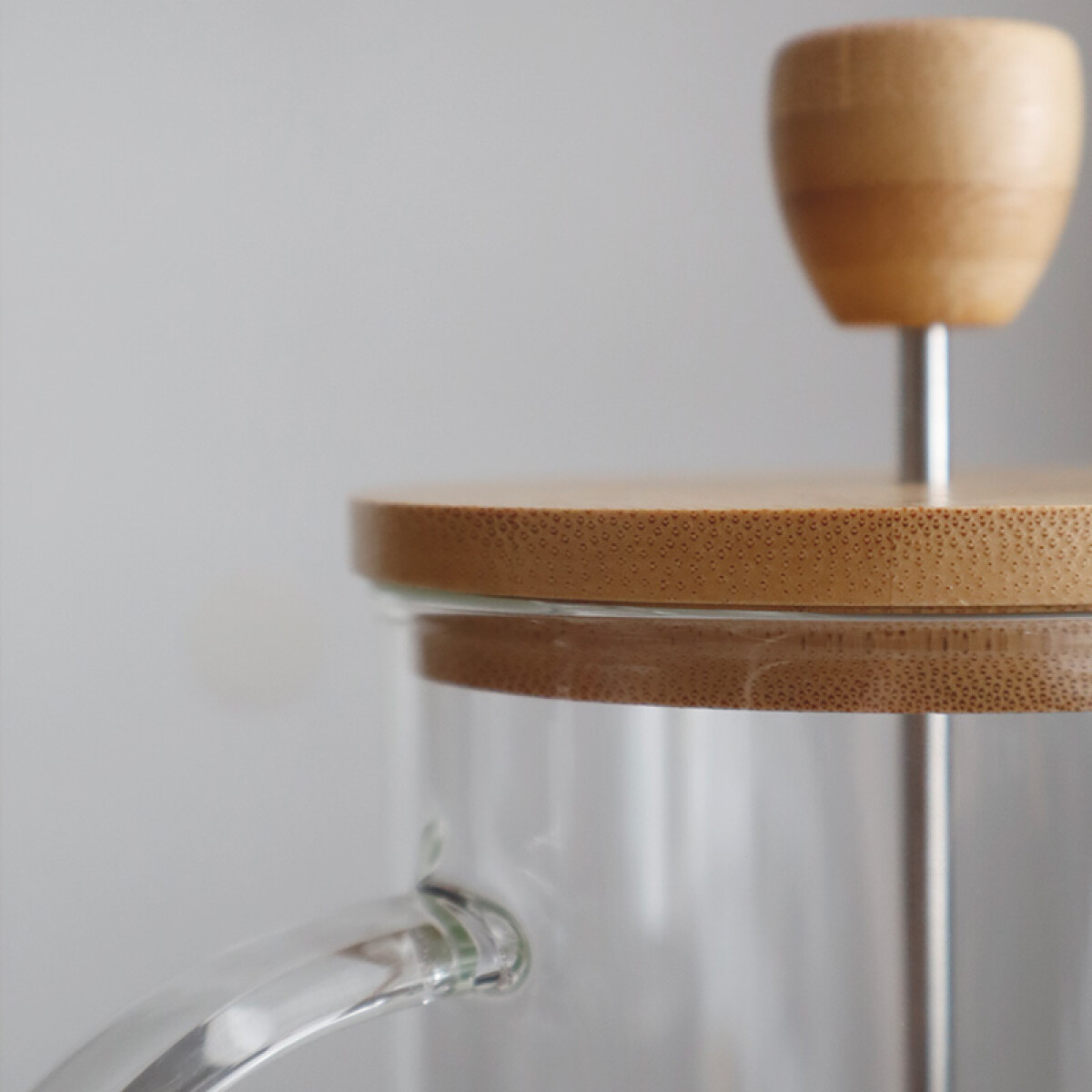 Cafetera Prensa Madera + Corcho 