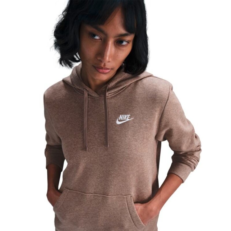 Abrigo Nike Sportswear Club Fleece de Mujer Chocolate