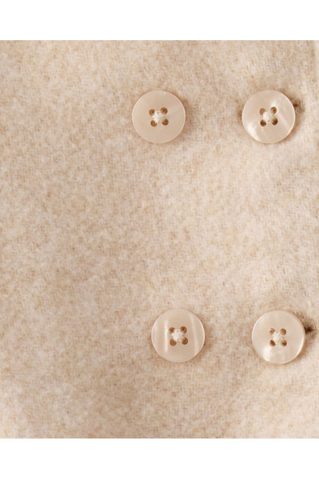 Tapado de fieltro, marrón Sin color