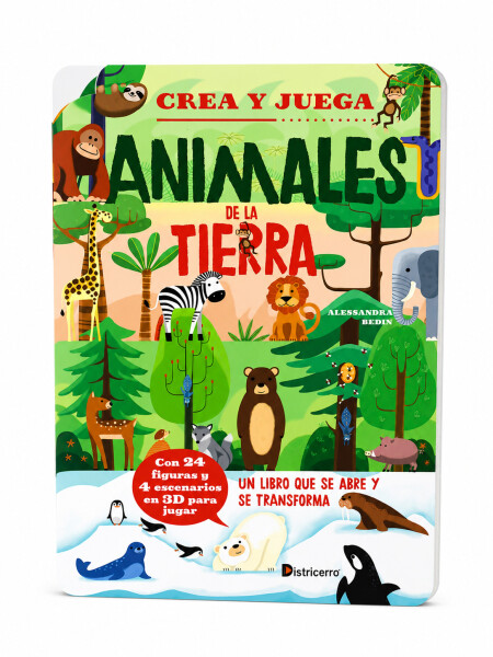CREA Y JUEGA ANIMALES DE LA TIERRA MULTICOLOR