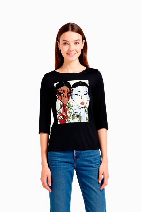 Remera Cornish Estampado 1