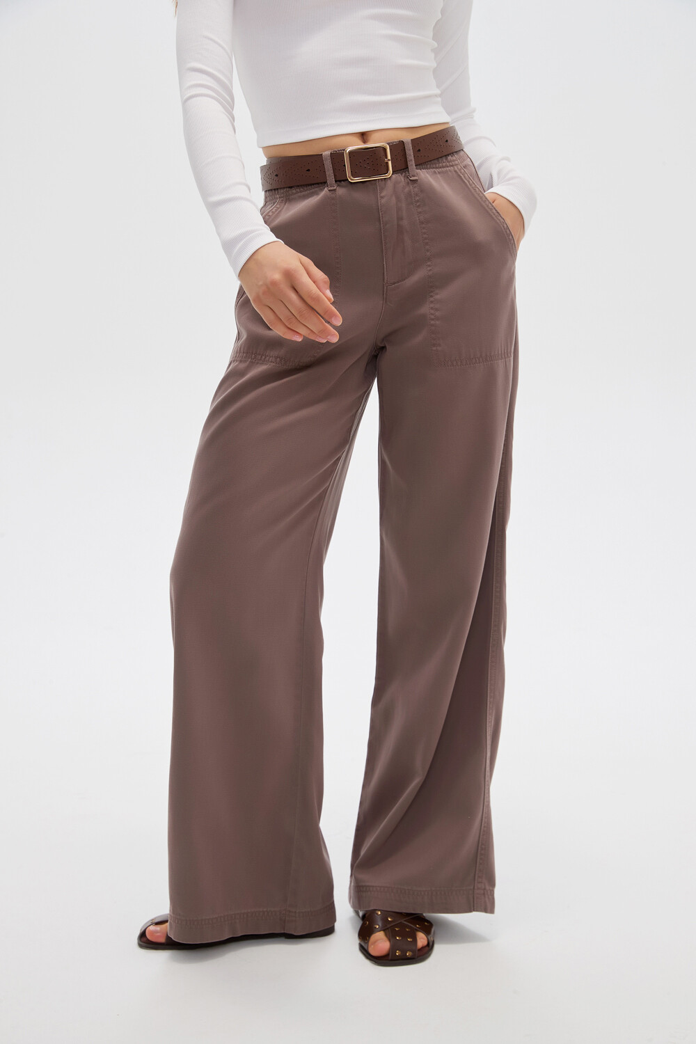 Pantalon Riop Taupe / Mink / Vison