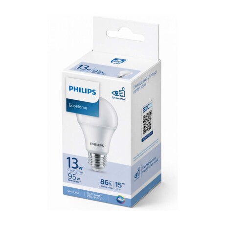 LÁMPARA LEDBULB PHILIPS METAL E27 13W FRÍA