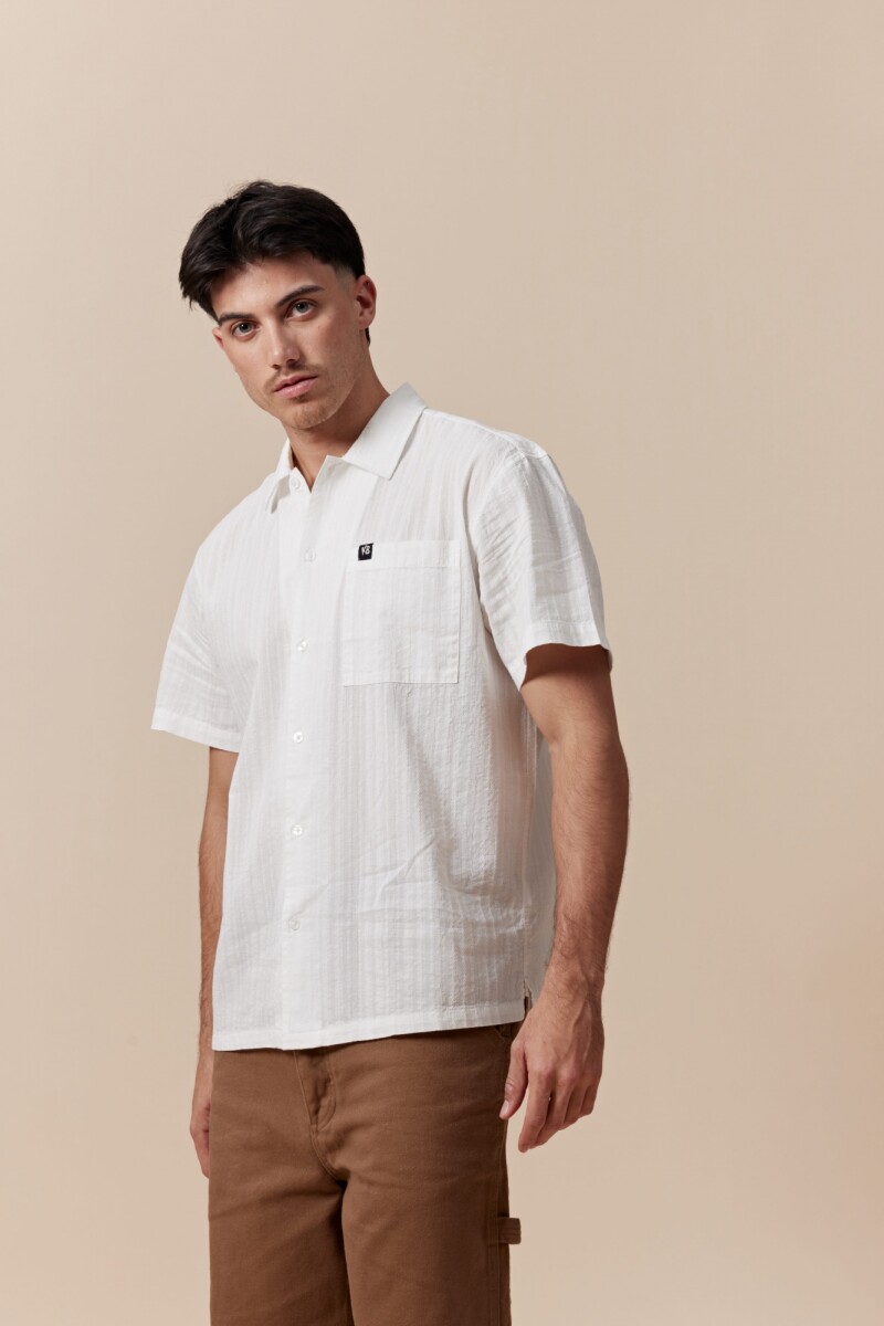 CAMISA TRAMA - BLANCO 