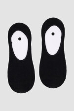 Medias invisibles algodón lisos Negro